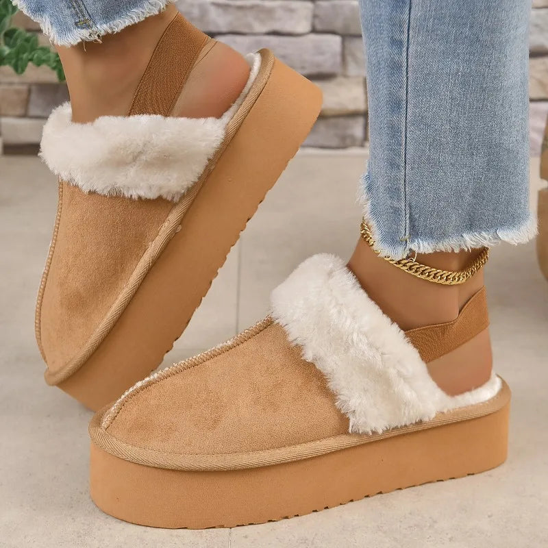 High Fur Sandals