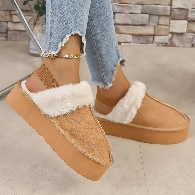 High Fur Sandals