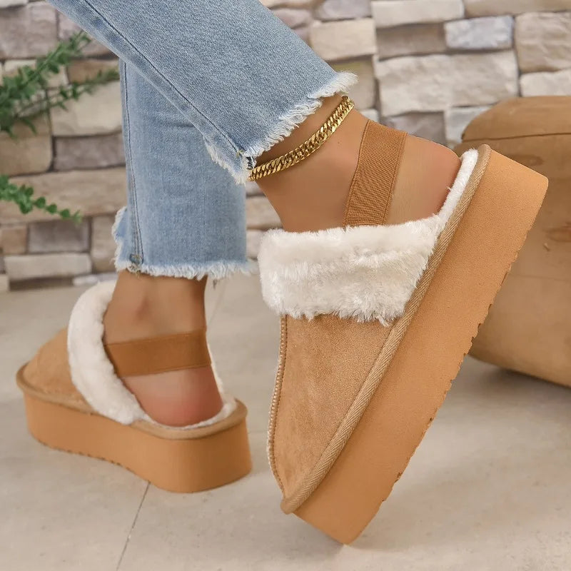 High Fur Sandals